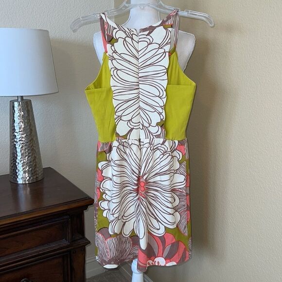 Judith March Boho Apron Mod Floral Dress Small - Picture 3 of 4